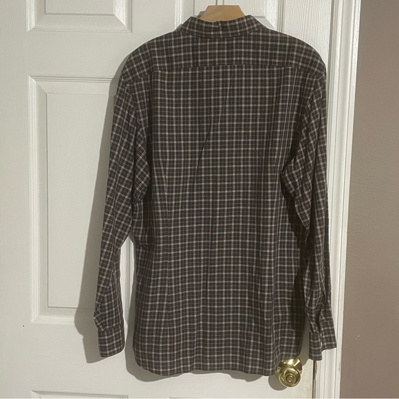 John Varvatos U.S.A. Mens Large Long Sleeve Button Up Shirt Multicolor Plaid - Picture 5 of 7